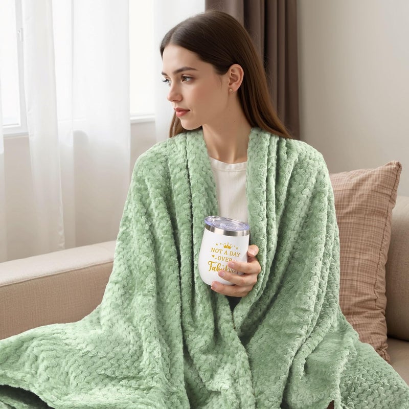 BaiCai Birthday Gifts for Women  Happy Birthday Gifts for Mom Sister Her Best Friend Girlfriend Wife Bday Gift Ideas  Unique Relaxing Spa Birthday Gift Baskets for Women Care Package w/Blanket - Image 3
